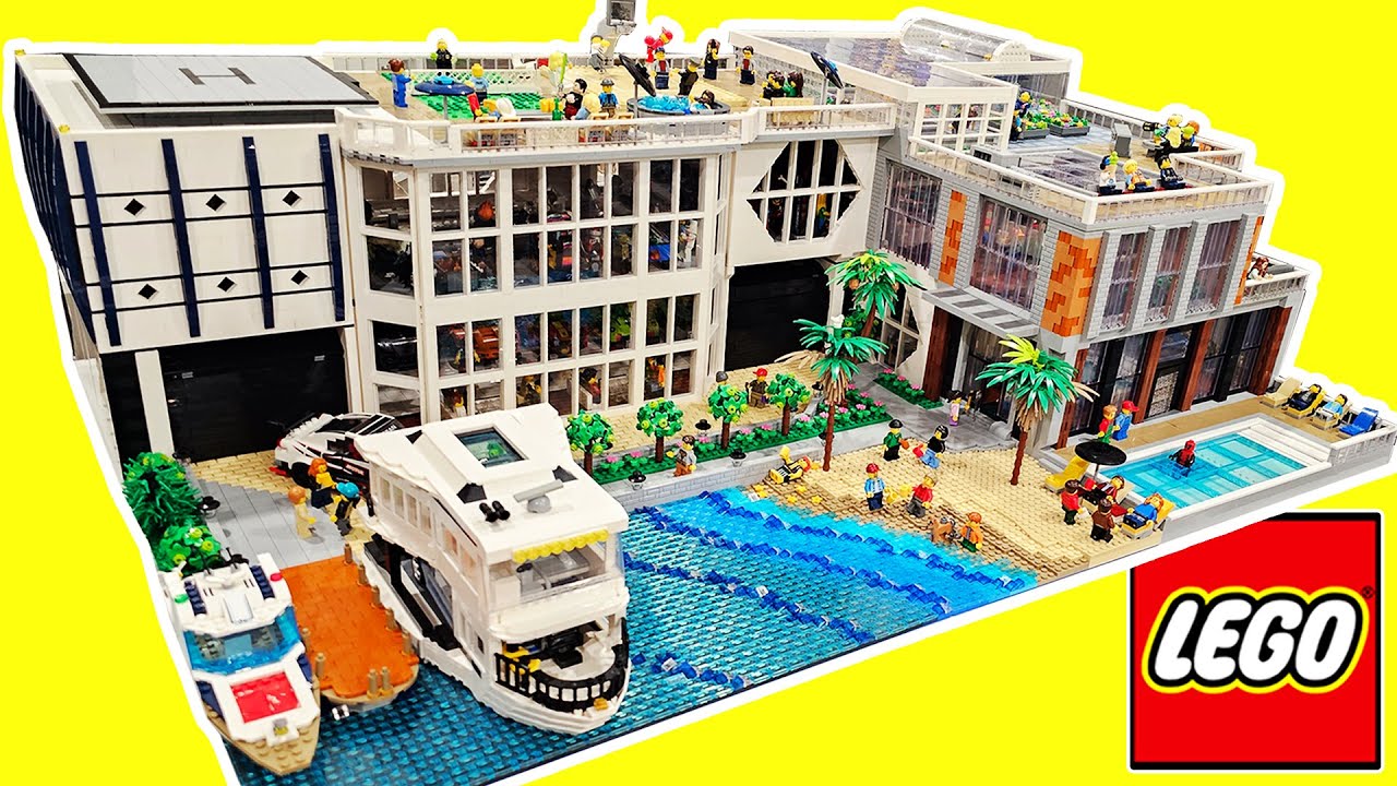 LEGO MANSION FINISHED с полным обзором
