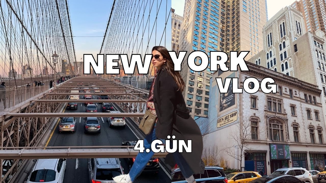 NYC VLOG:GÜN 4 | BROOKLYN BRIDGE' DE GÜN BATIMI 🧡🌉