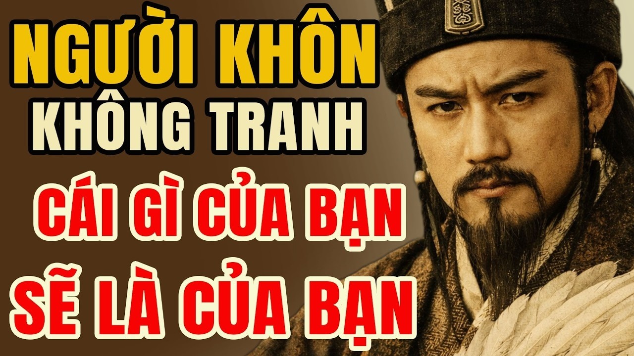 Gia Cát Lượng Dạy Không Tranh Không Giành – Cái Gì Của Bạn Rồi Cũng Là Của Bạn | Lời Dạy Cổ Nhân