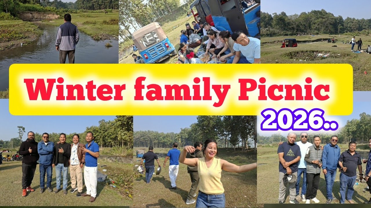 Winter family Picnic 2026.Winter Vlog 