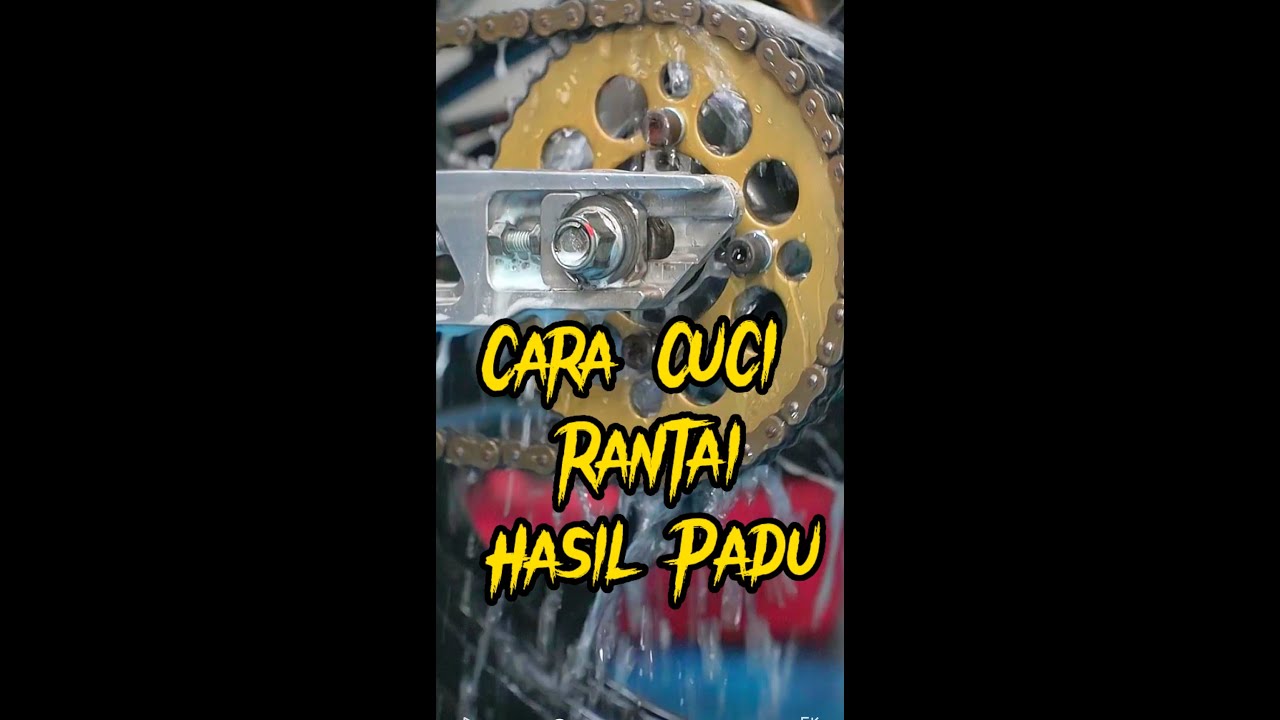Cara Murah "CUCI" Rantai & Sprocket Tapi Hasil Bersih Dan Tahan Lama..