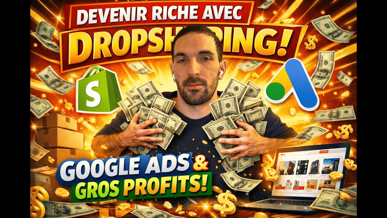 🤑 Comment gagner beaucoup en dropshipping avec google ADS 🤑