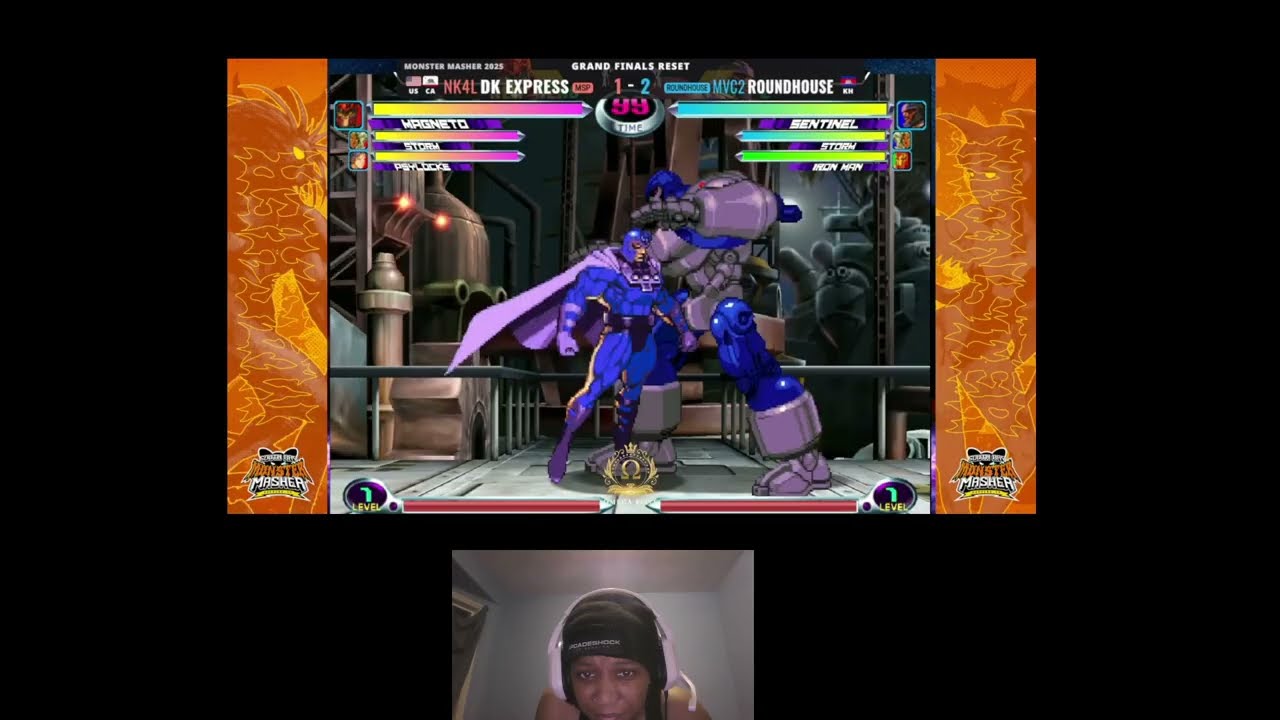 @ARCADESHOCK SOUTHBAY MONSTER MASHER 2025 (CVS2 + MVC2 Grand Finals). English Commentary.