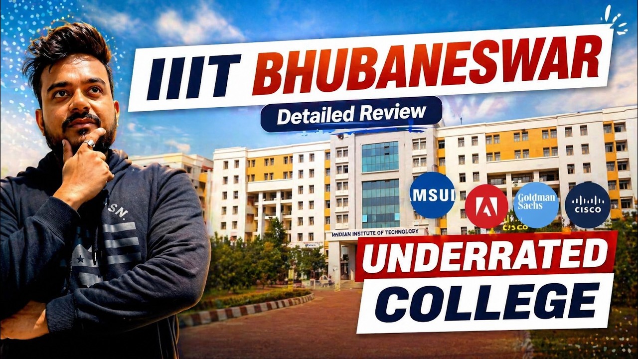 IIIT Bhubaneswar Review 2025🔥Join or not? Placement🤑Cutoff📈Campus Tour🏫Fest👯‍♂️Pros n Cons