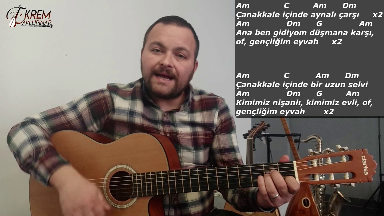 Pop Gitar Dersi Çanakkale Türküsü İcrası