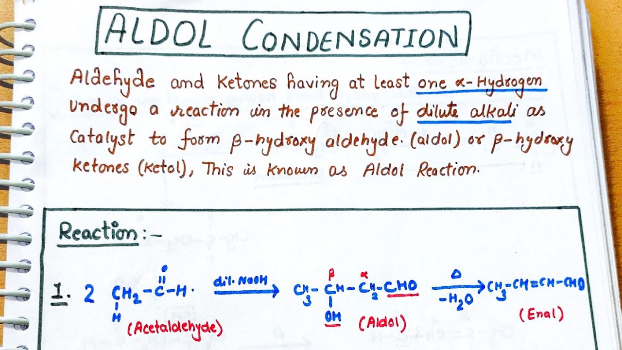 34) Aldol Condensation of Aldehyde ketones with mechanism class12 #cbse #neet #jee #cbseexam #iit
