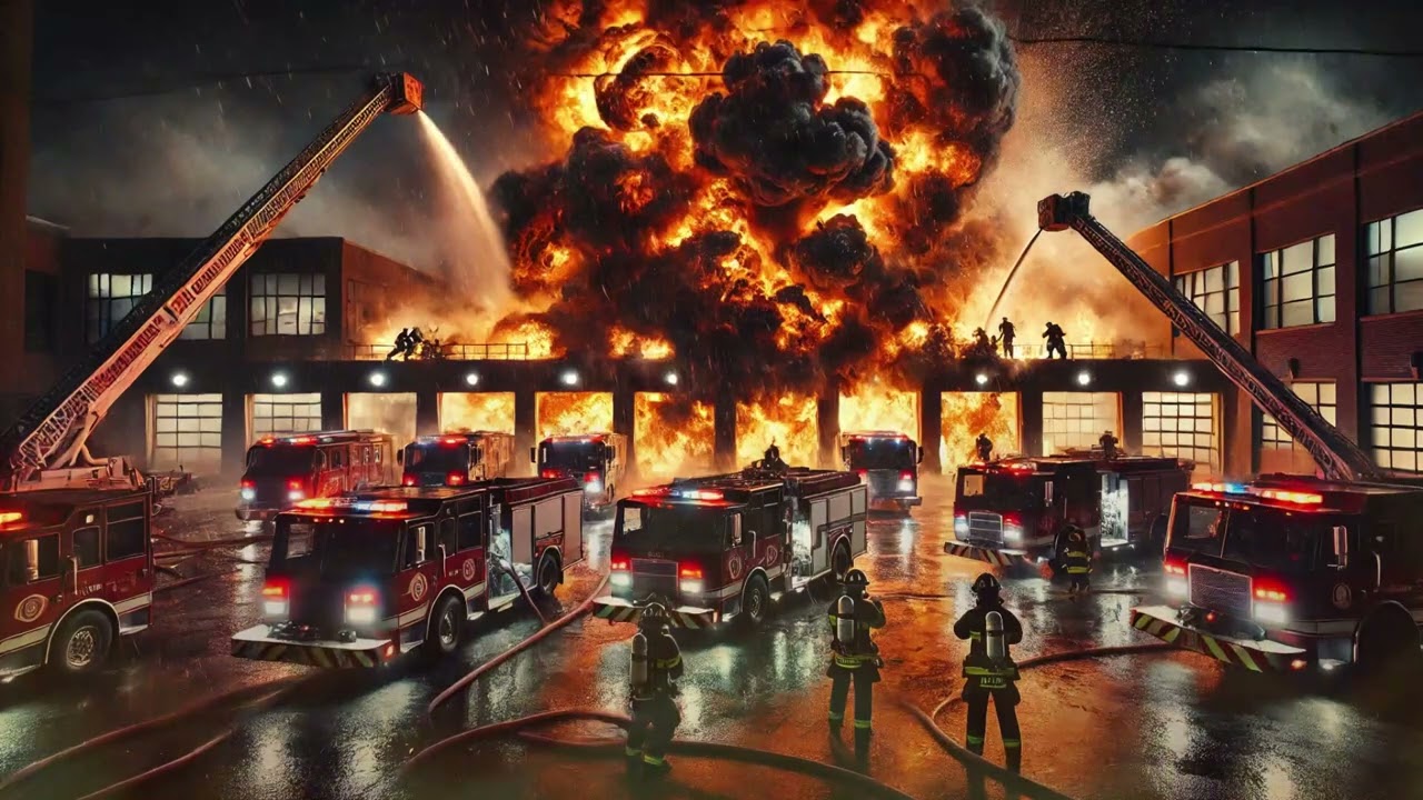 FIRE ENGINES ON FIRE