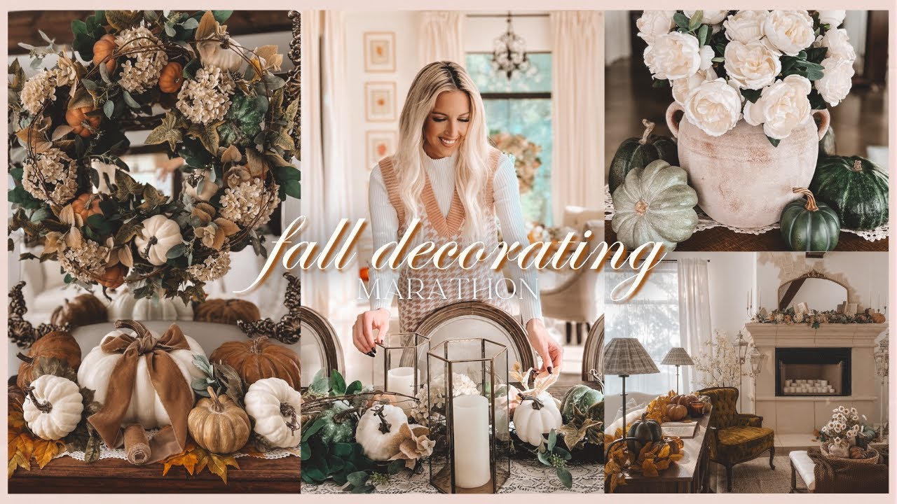 🍂 NEW! FALL DECORATING MARATHON 2025 | Cozy Fall Home Decor | Fall decor ideas 2025 🍁Fall Aesthetic