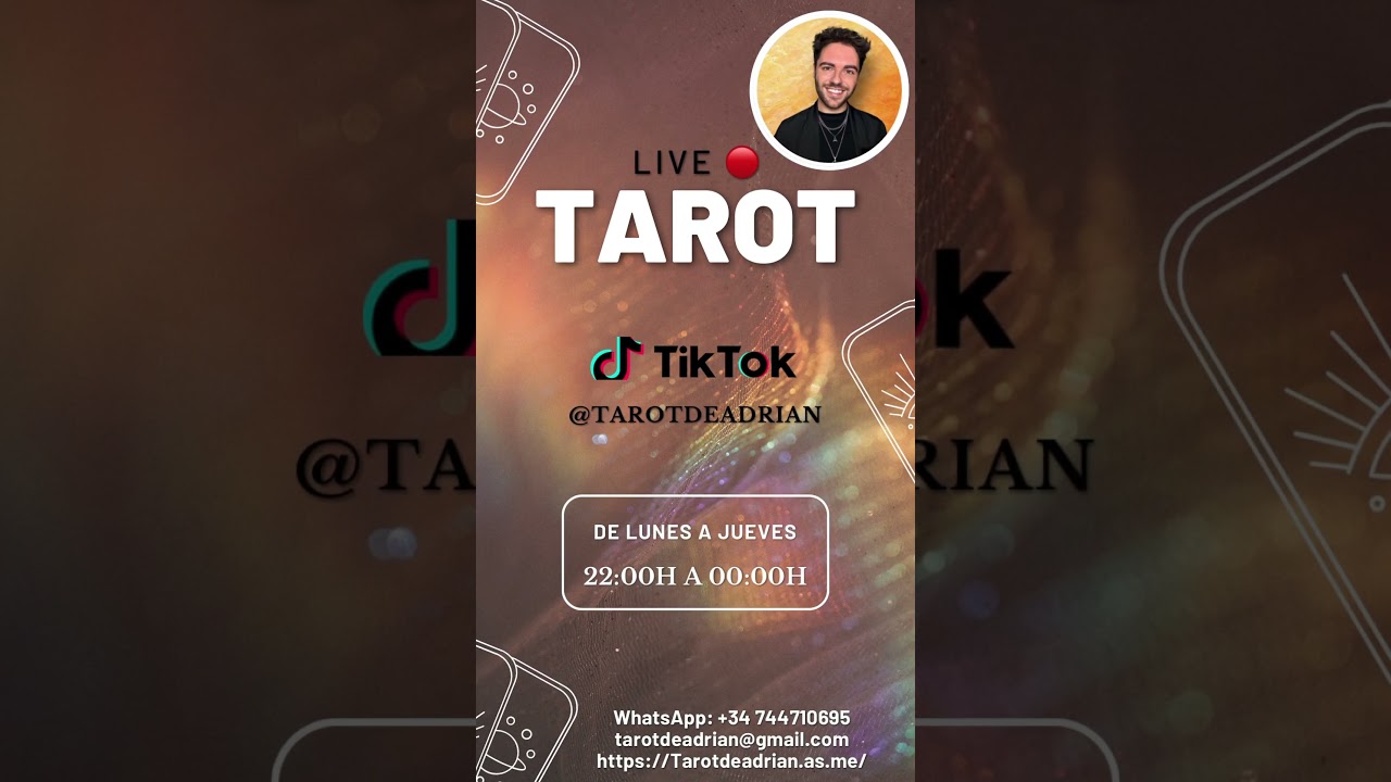TAROT en DIRECTO🔴 #tarotdeadrian #tiktok #live #tarot #tarotista #tarotespa&ntilde;a #tarotenvivo