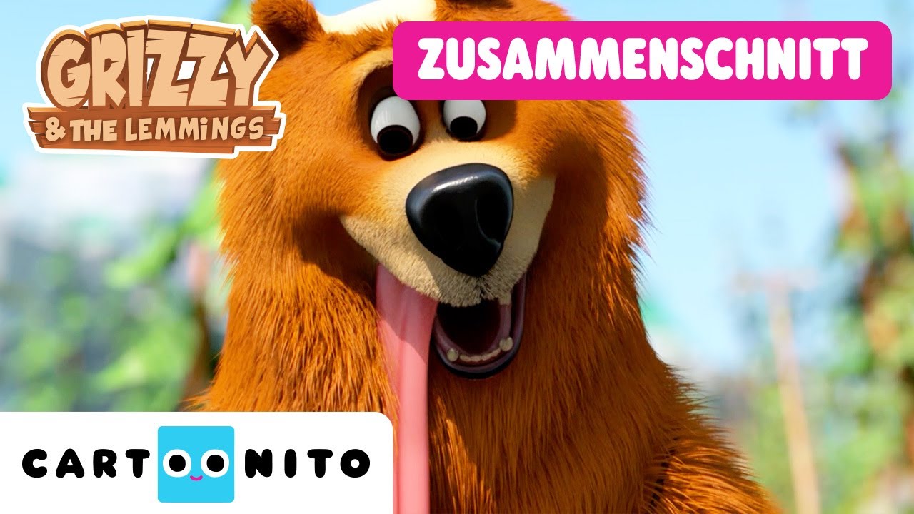 Die größten Waldraufereien | Grizzy und die Lemminge Super-Compilation | Cartoonito