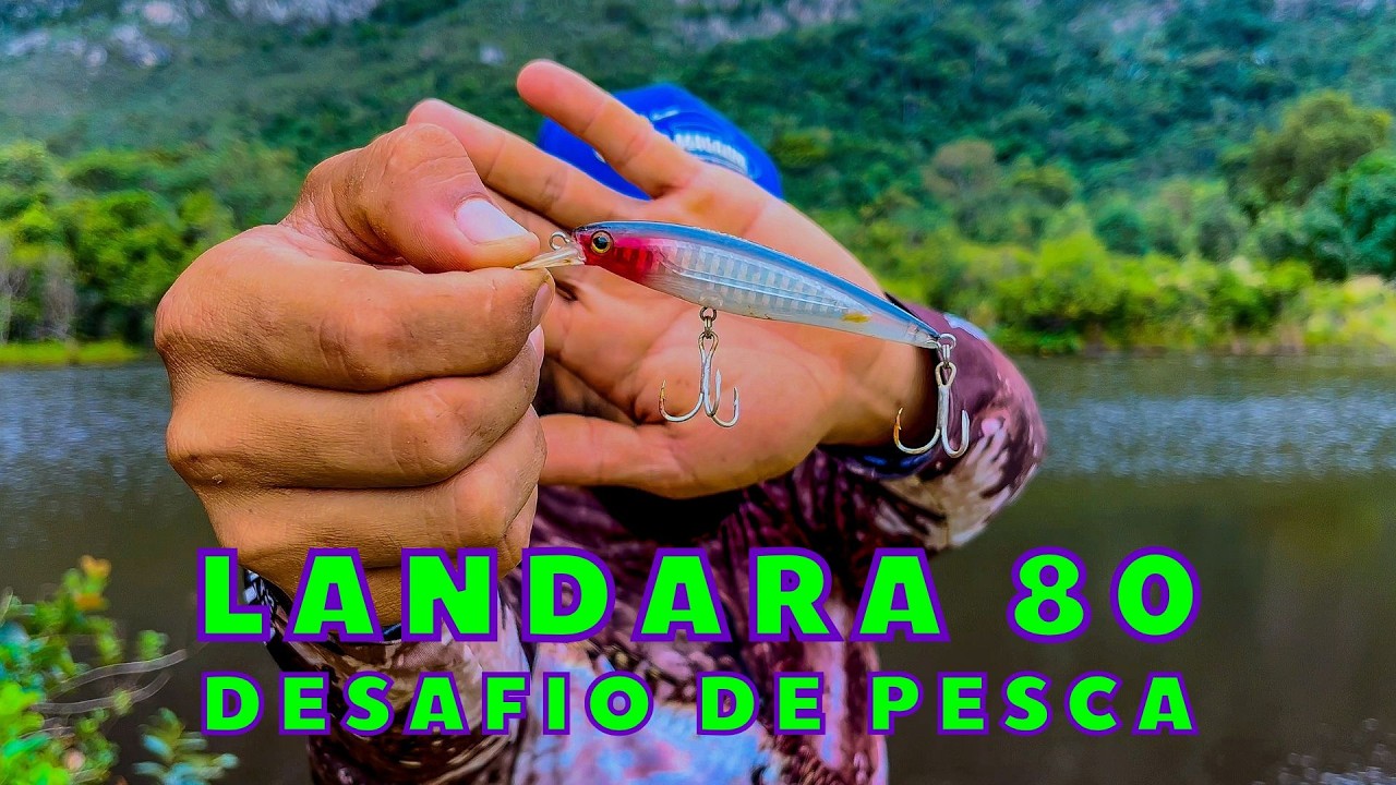 🎣 SÉRIE: PESCANDO COM APENAS UMA ISCA! 🐟🔥 LANDARA 80 - CROWN