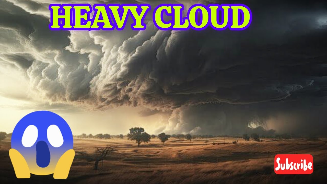 THE BEAST OF THE SKY: Huge Cloud spotted ||😱😱
