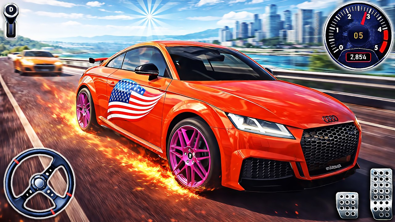 Race Max Pro - Audi R8 Street Racing vs Drift Game 3D | Android Gameplay