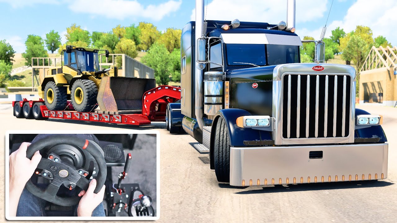 Hauling and Venting About Random Stuff in American Truck Simulator | Thrustmaster Wheel & Shifter