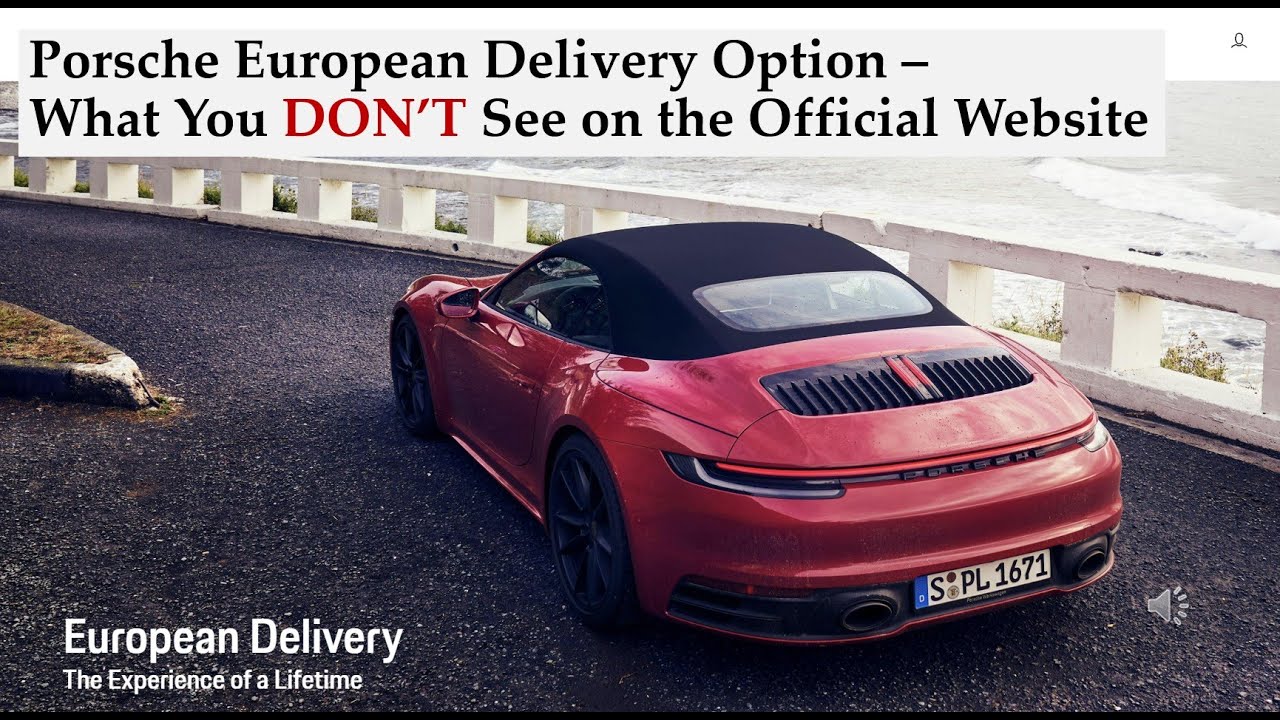 Вариант доставки Porsche в Европу &ndash; чего вы НЕ увидите на официальном сайте.