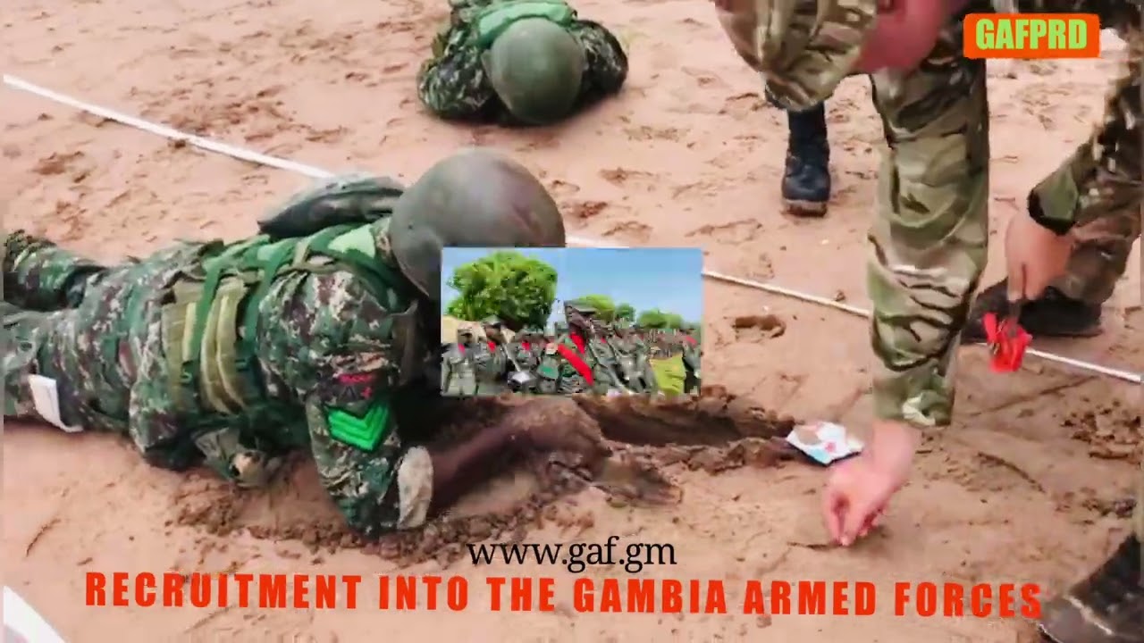 PRESS RELEASE FOR RECRUITMENT INTO THE GAMBIA ARMED FORCES. THE ULTIMATE NATIONAL SACRIFICE