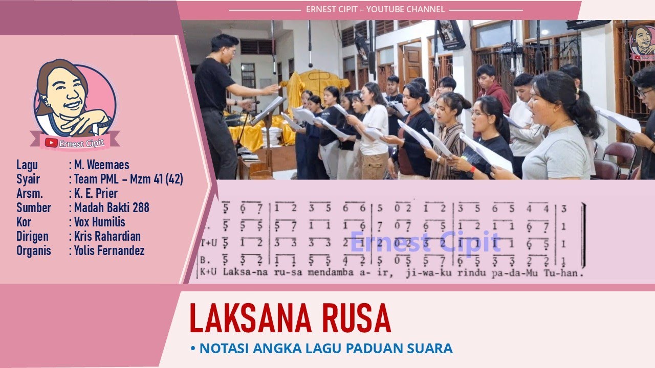 Laksana Rusa | Madah Bakti 288 | Madah Syukur | Vox Humilis