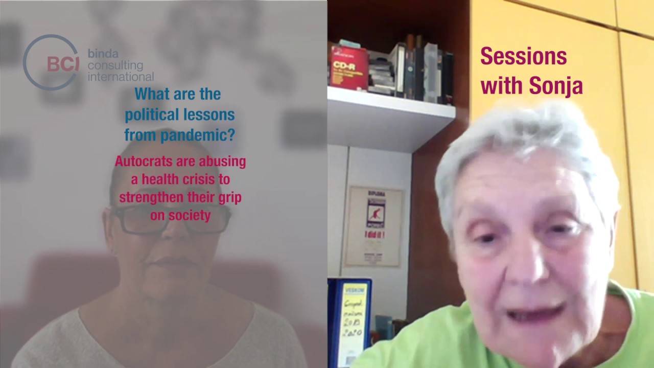 Political Lessons from a Pandemic &mdash; Sessions with Sonja