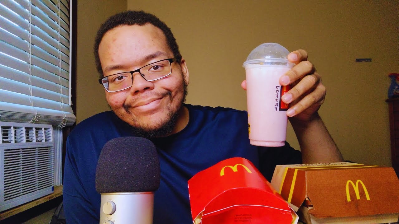 ASMR McDonalds Mukbang | Movie Ramble | Eating Sounds, Whispers, Mouth Sounds
