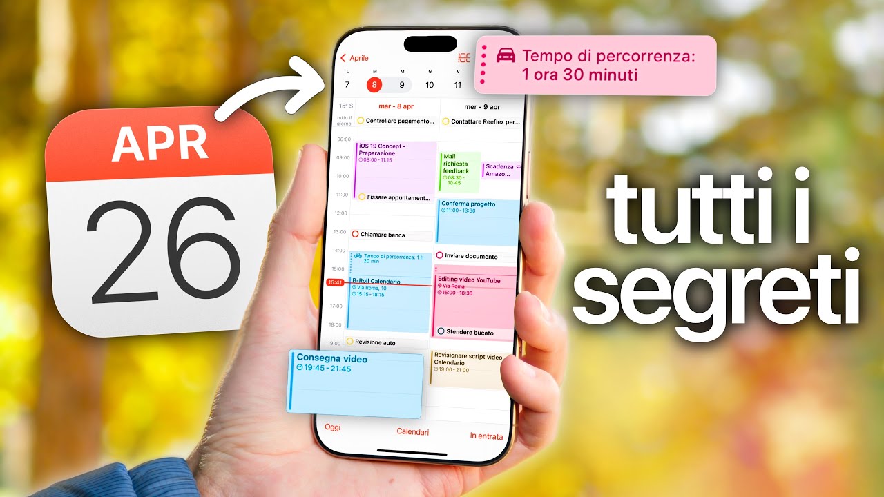 Calendario iPhone: 10 TRUCCHI SEGRETI per USARLO al MASSIMO!