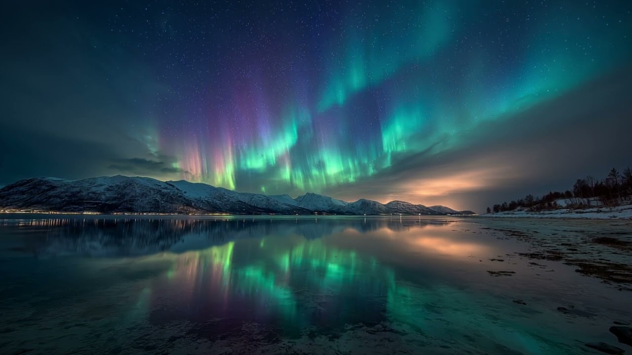 Unresolved Piano Under the Northern Lights