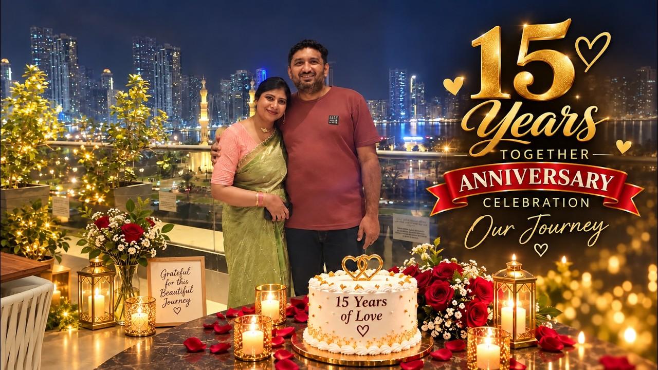 15 years of us ❤️Our Marriage Journey 💕Anniversary Celebration 