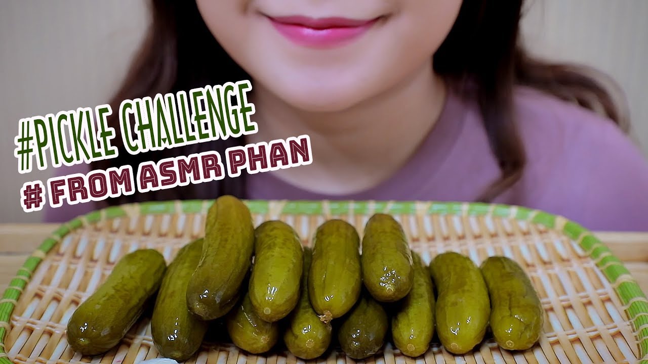 ASMR PICKLE CHALLENGE FROM *ASMR PHAN* EXTREME CRUNCHY EATING SOUNDS | LINH-ASMR