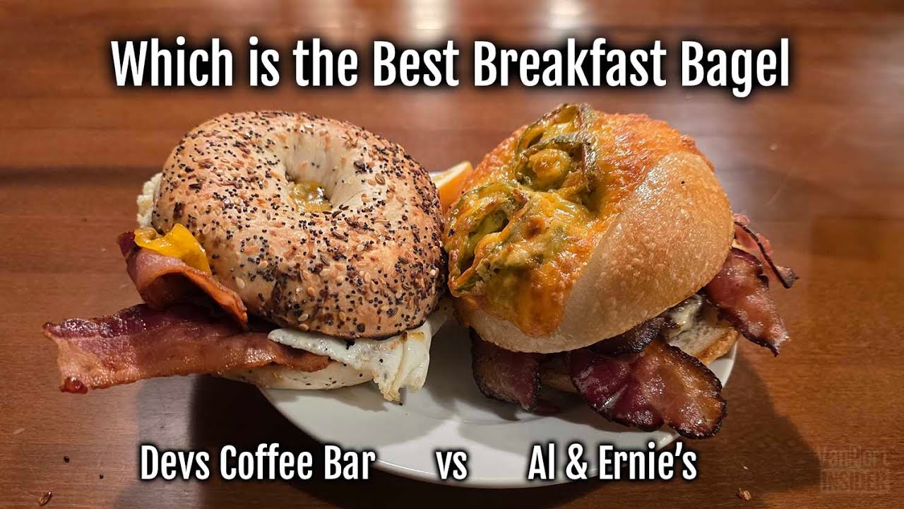 Best Bagel Breakfast Sandwhich in VanPort