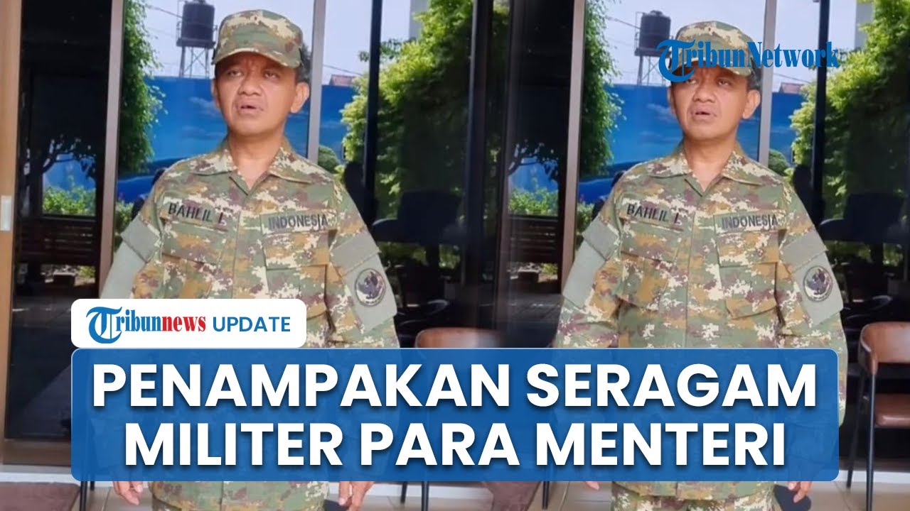 Penampakan Seragam Militer Menteri yang Digunakan Retret di Akmil Magelang, Digembleng 3 Hari