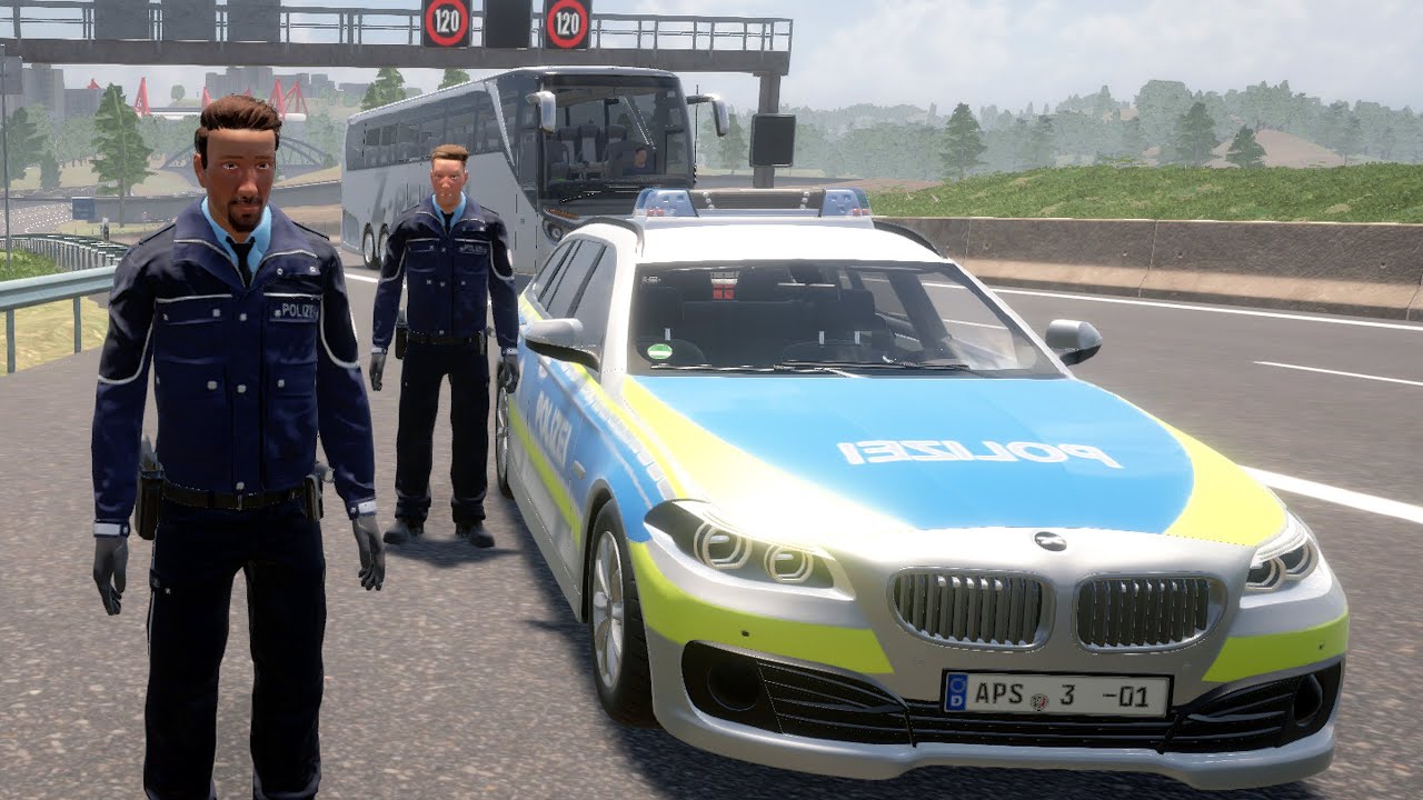 Primer Dia De Polic&iacute;a De Trafico. Un Accidente Debido a Animales | Autobahn Police Simulator 3