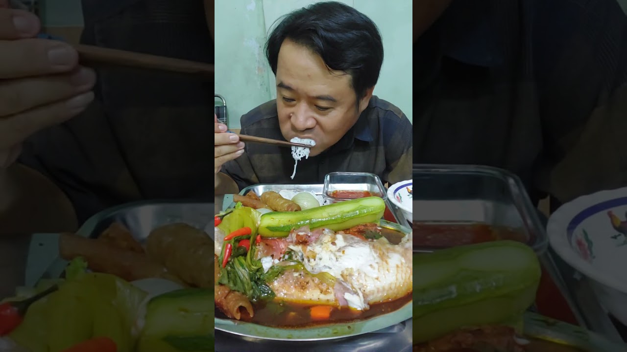 Cá điêu hồng chưng tương. Giangtranvlog. 