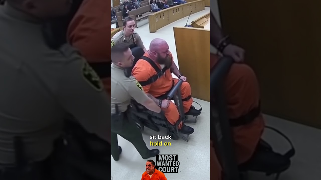 Inmate Loses Control After Judge Sentences Him to 62 Years! ⚖️ #shorts