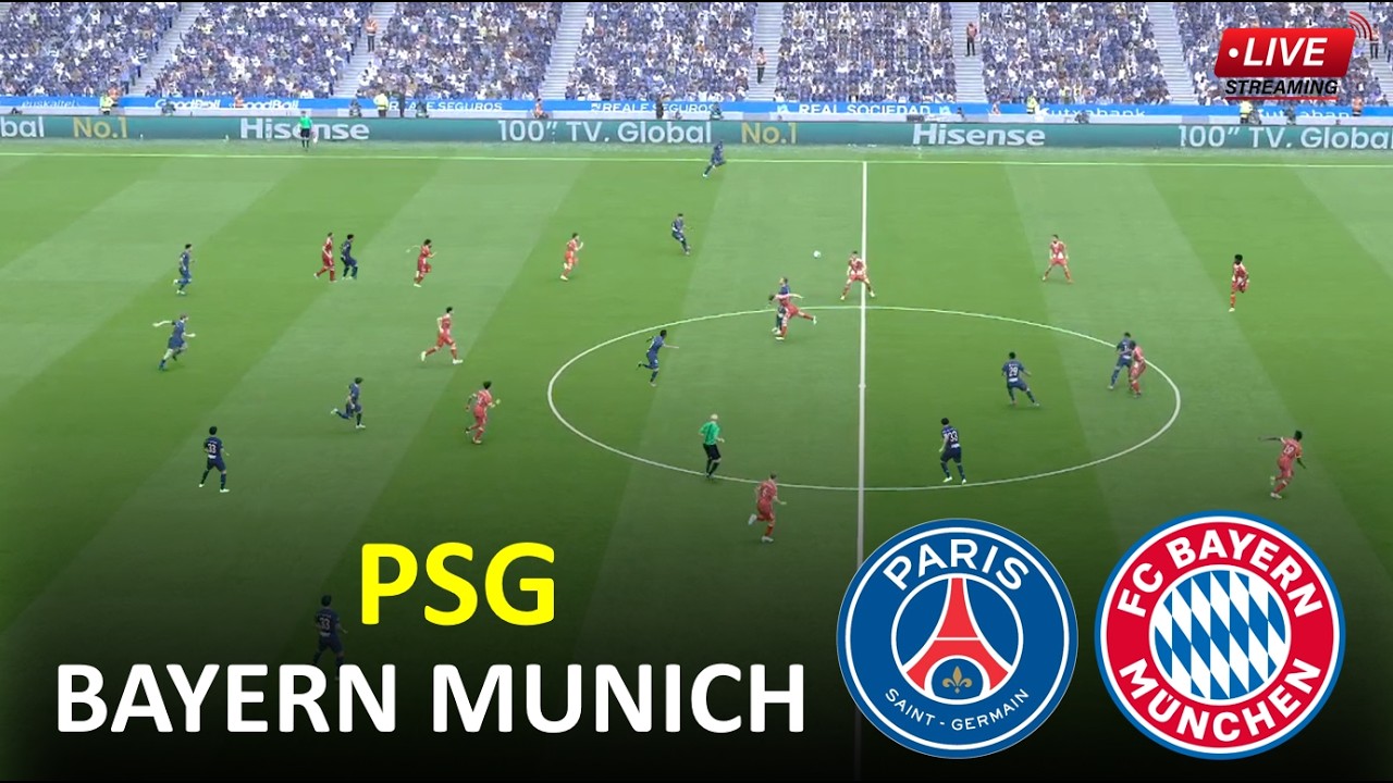 🔴PSG vs Bayern Munich Live I UEFA Champions League 2026 Full Match Streaming I Video Game Simulation