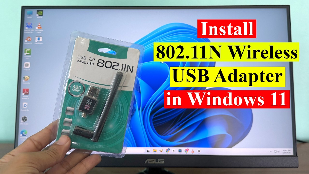 Jak zainstalować sterownik USB 2.0 Wireless 802.11N