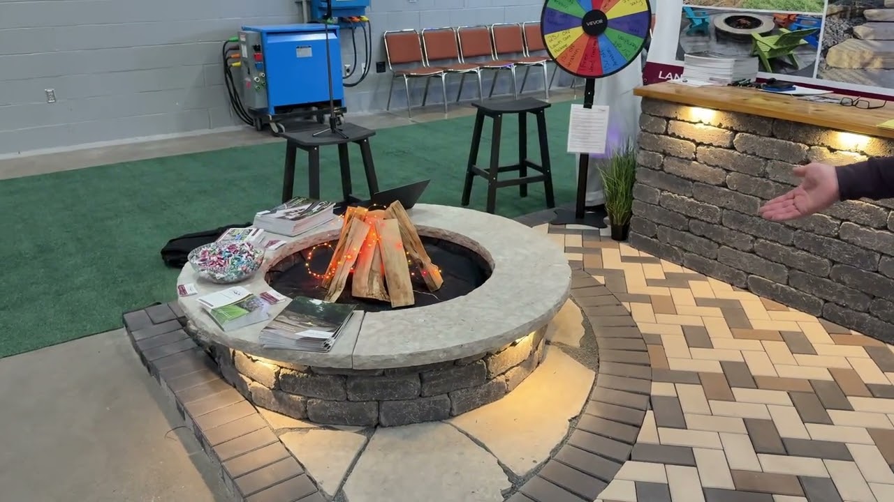 Custom Fire Pits & Patio Design: Visit TeBock's Landscape at the Des Moines Home Show