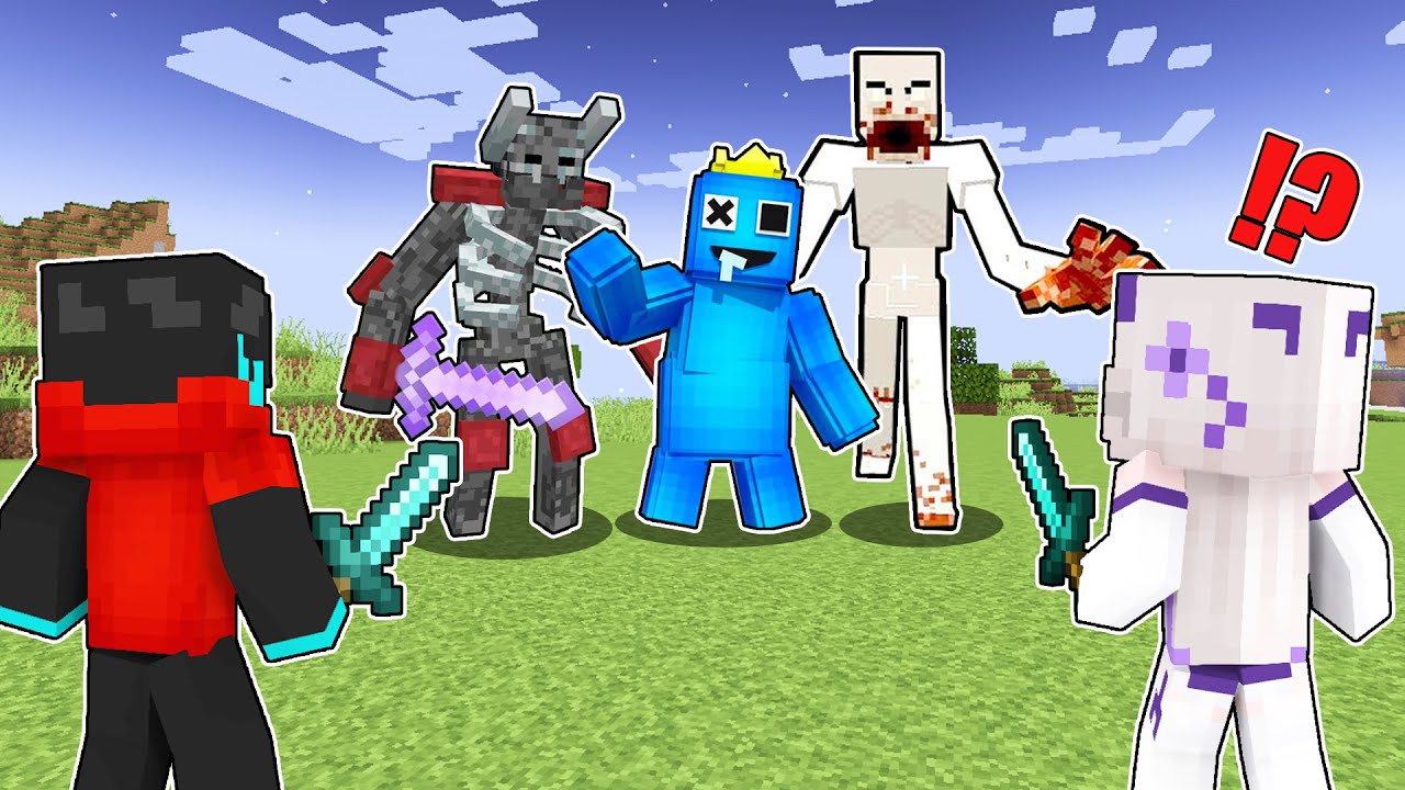 Best of Minecraft - MONSTERS Vs Security House Battle!