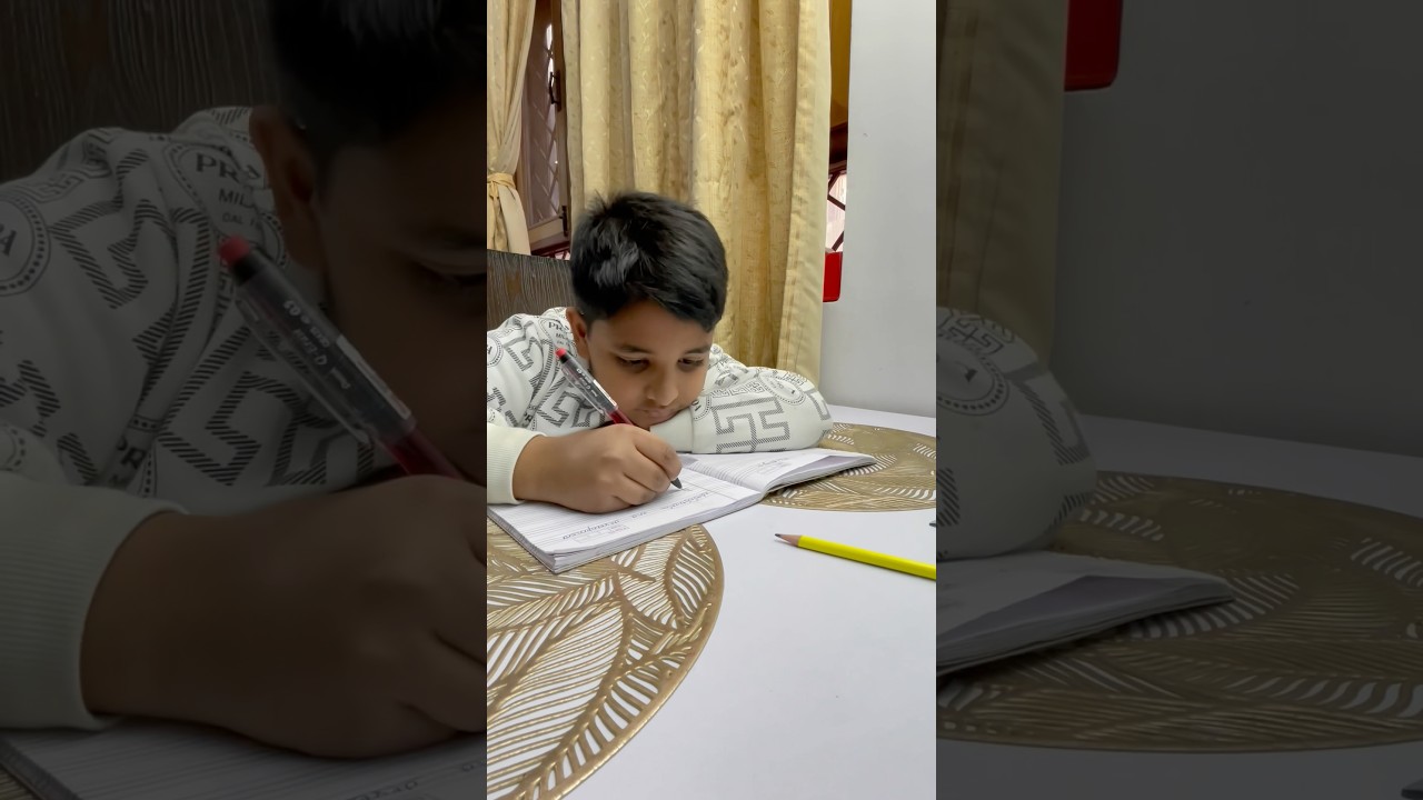 Homework or Play? 😈 #shorts #youtubeshorts #homework #play #kidsvideo #kidsfun