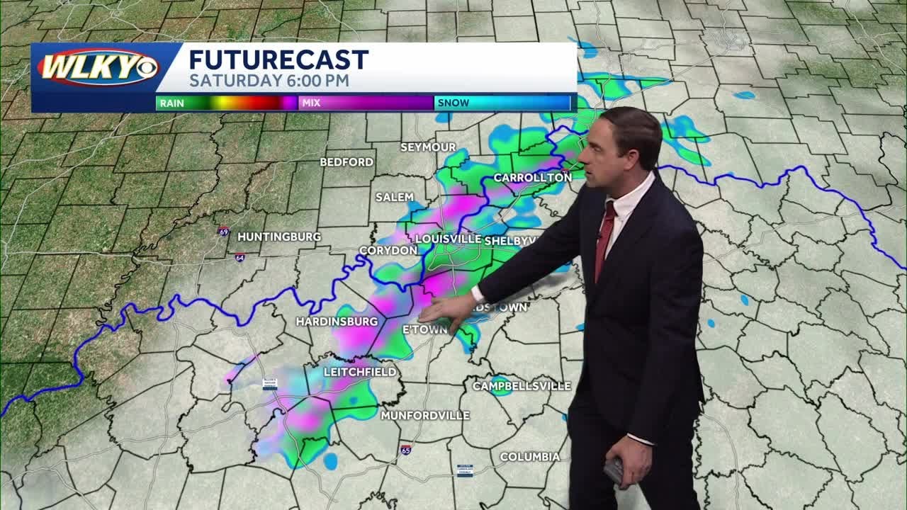 Chance for a few light showers Saturday