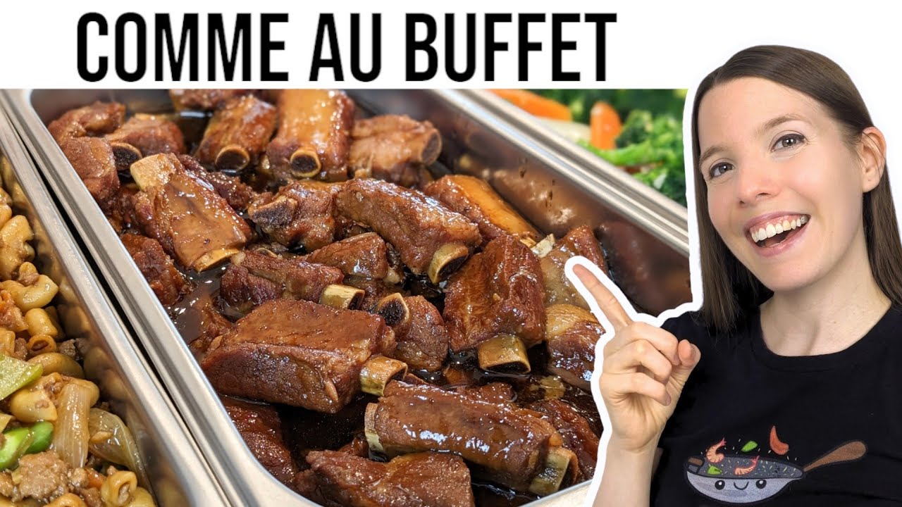 Recette de Buffet : Côtes Levées (SPARE RIBS) Facile - HOP DANS LE WOK