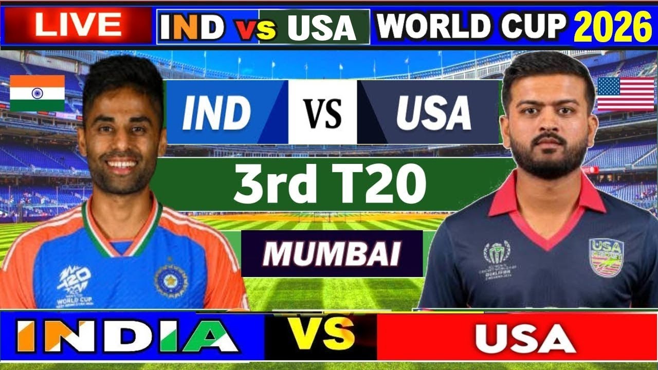 🔴Live: India vs USA T20 World Cup 2026 | Ind vs USA Live Match Score | IND vs USA LIVE Match