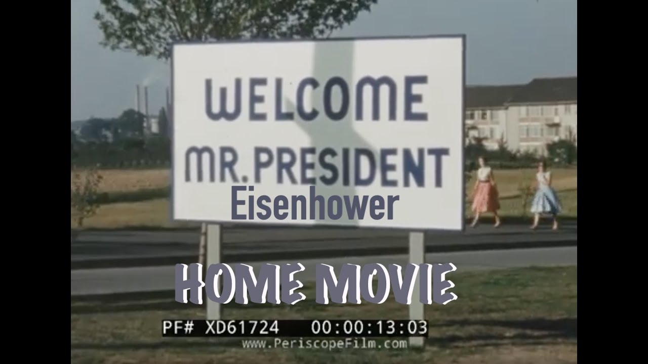PRESIDENT EISENHOWER VISIT BONN, WEST GERMANY  1959 HOME MOVIE  SOVIET WAR MEMORIAL BERLIN XD61724