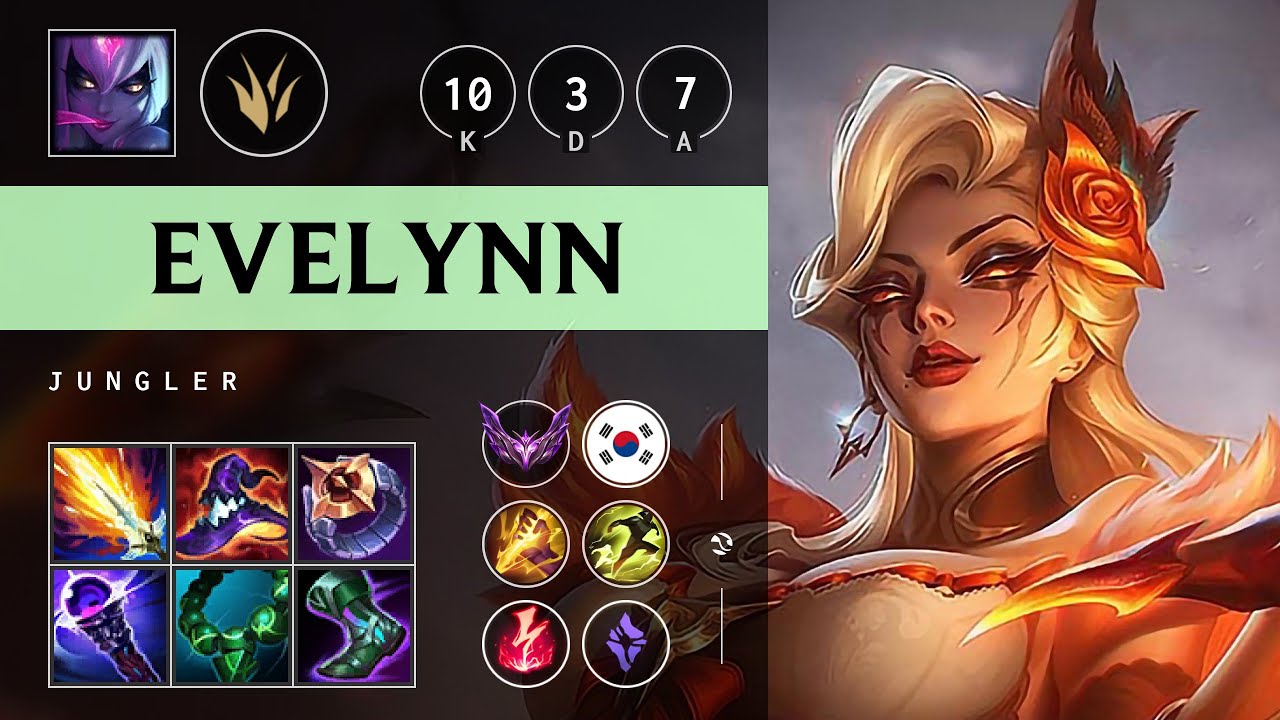 Evelynn Jungle vs Pantheon - KR Master Patch 25.05