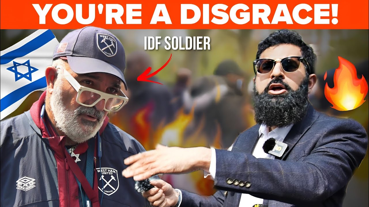Israeli Soldier vs Muslim (Heated 🔥) | Smile2jannah | Speakers Corner | 4K