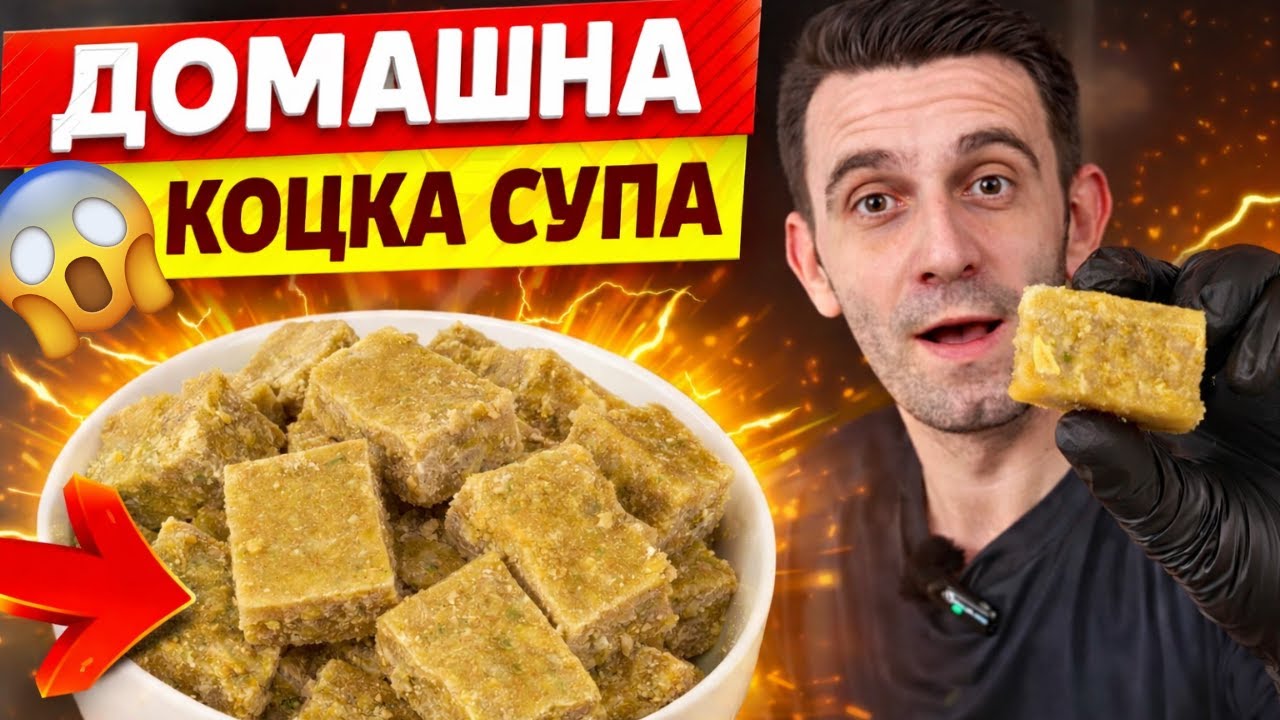 Domashna kocka supa | Lesno, brzo i mnogu vkusno