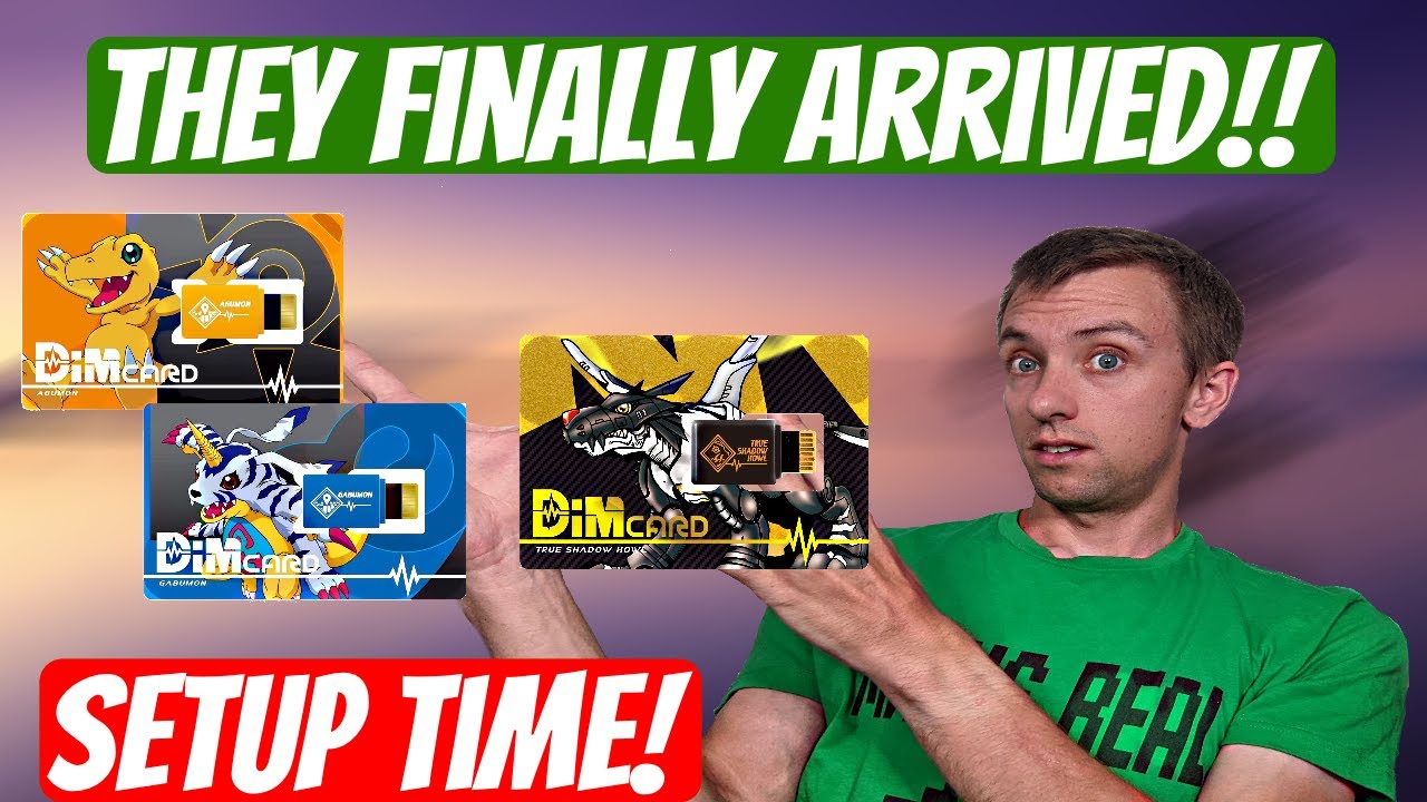 My DiM's Cards Arrived! | Digimon Digivice V Vital Bracelet