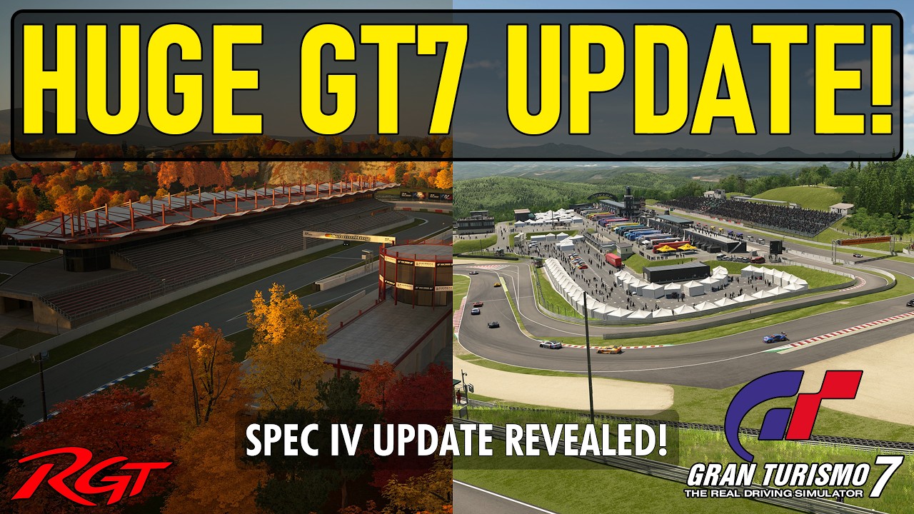 АНОНС ОБНОВЛЕНИЯ SPEC IV ДЛЯ GT7! Autumn Ring и SUGO, 12 машин, SHUFFLE RACING и многое другое!
