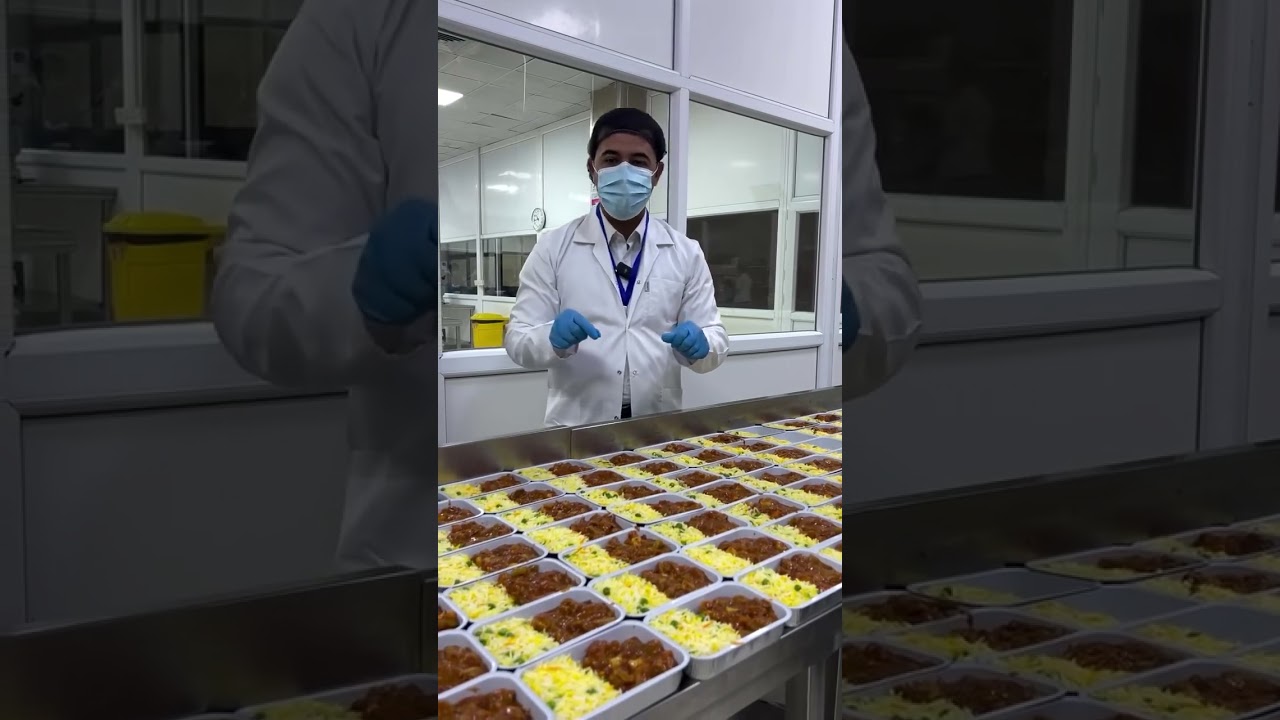 طريقة تحضير وجبات الخطوط الجوية العراقية من مطار بغداد الدولي