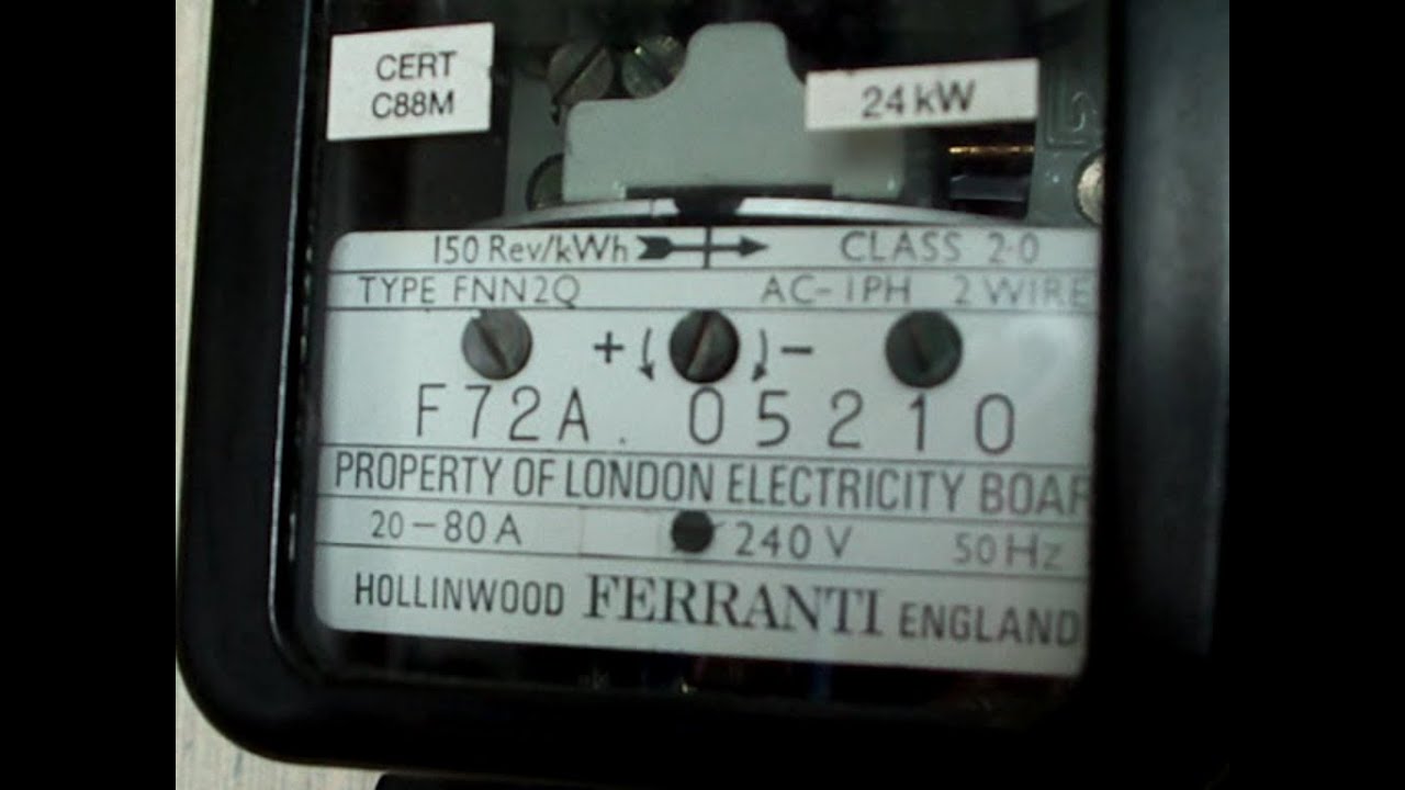 Electricity Meter : Accuracy Test, Ferranti FNN 2Q