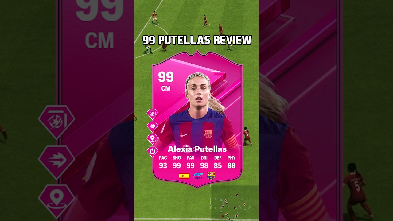 99 Putellas Review in EA Sports FC 24 #shorts #short #fc24 #eafc24 #futties #putellas #fcbarcelona