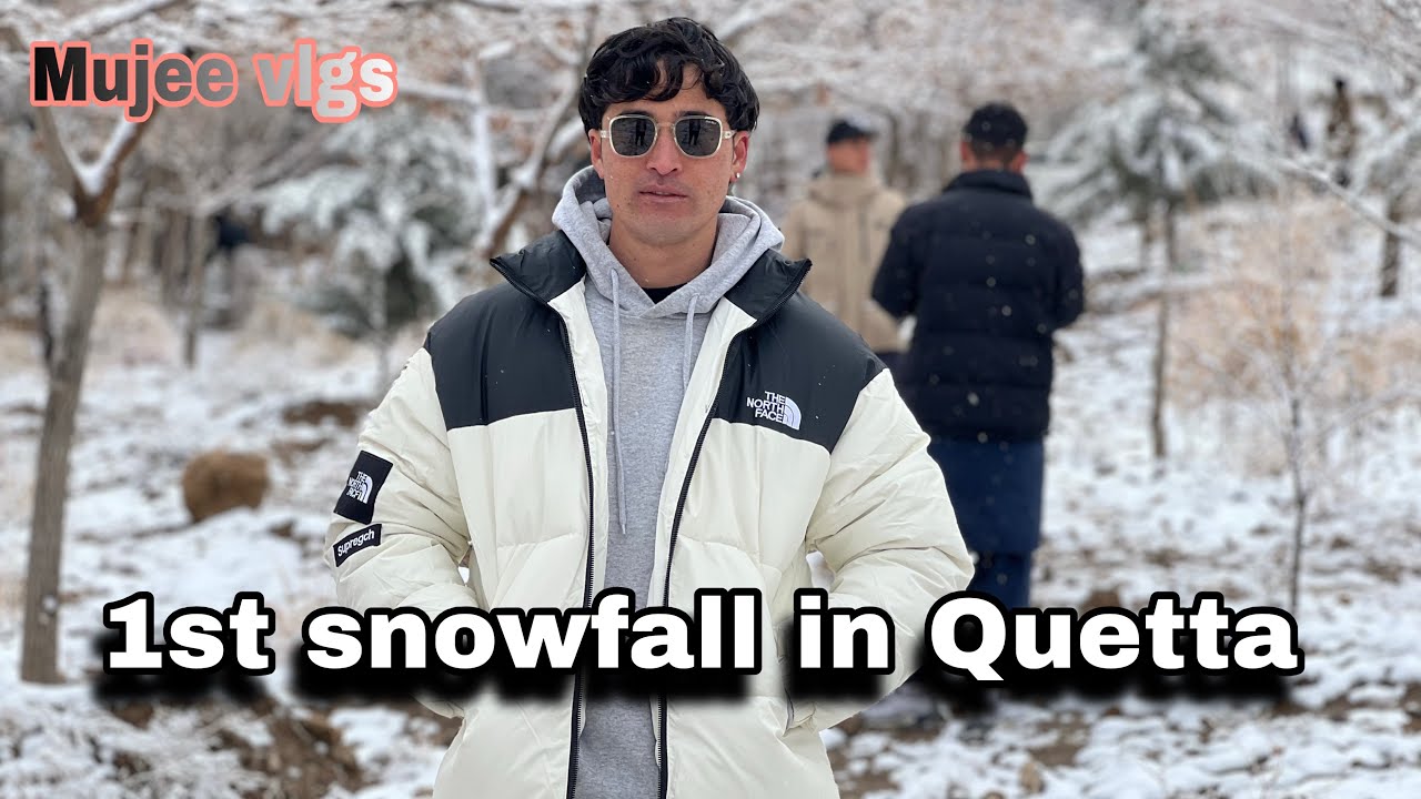 1st Snowfall in Quetta || Hazaragi vlg || 